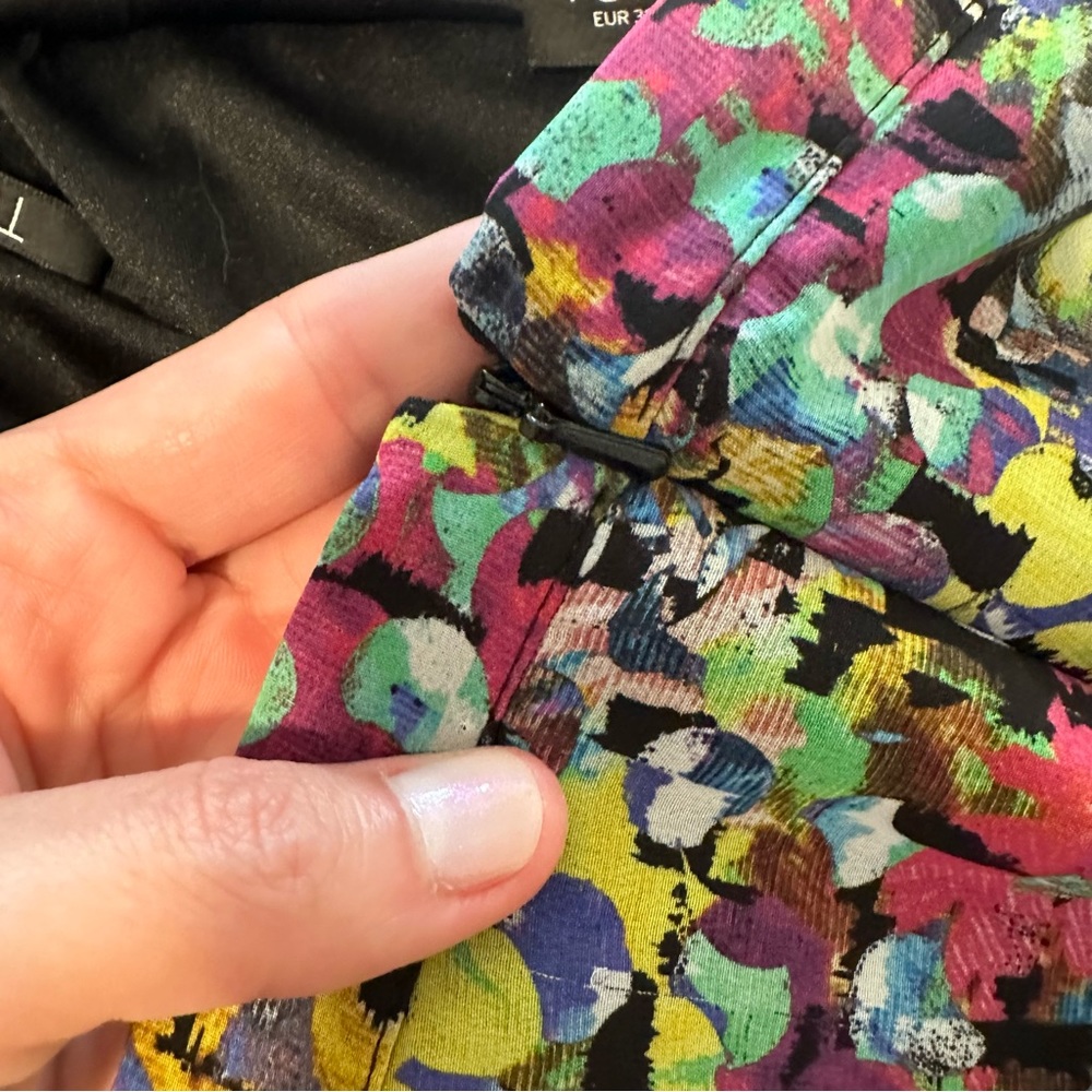 Topshop Paint Splash Midi Skirt - Picture 5 of 11